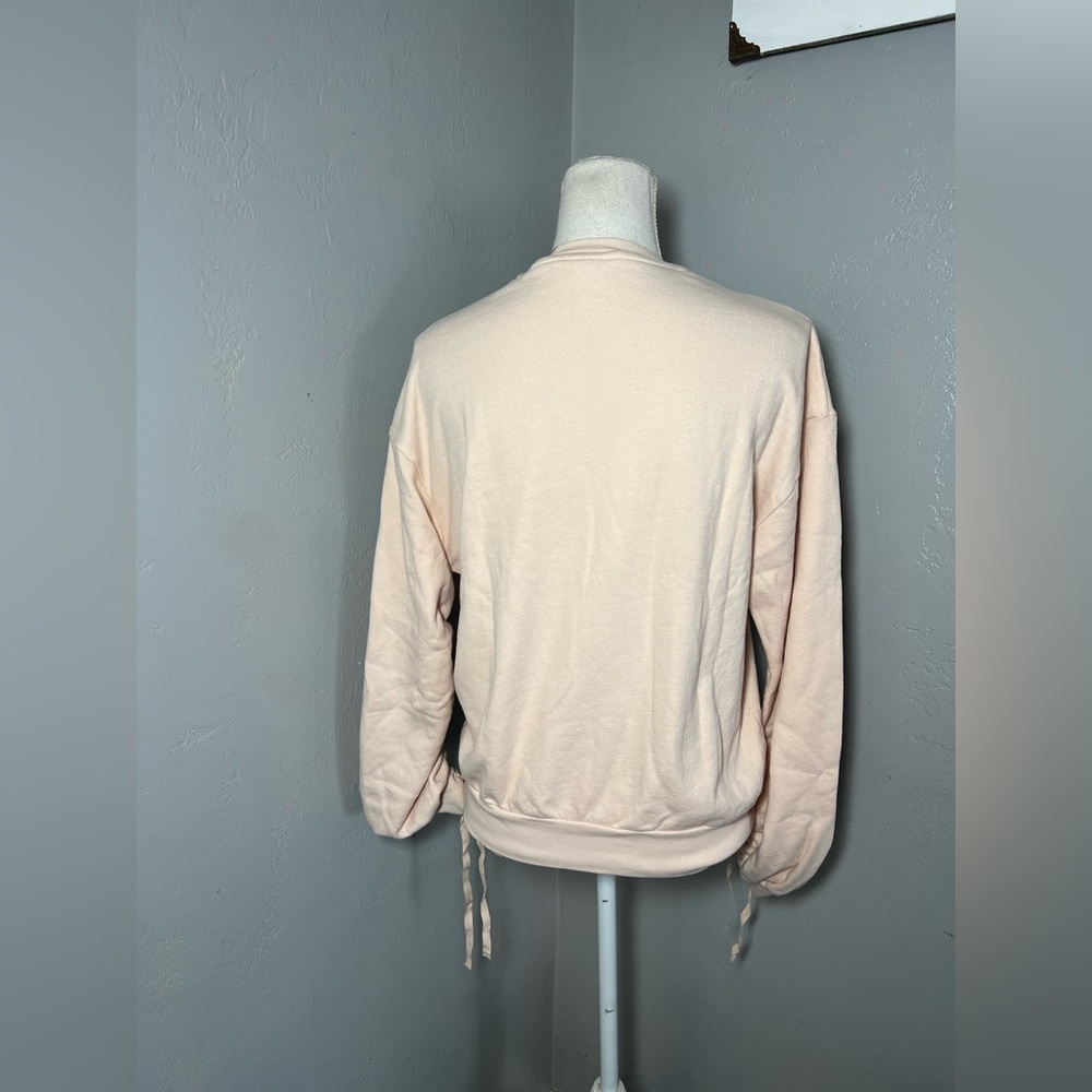 Ag Adriano Goldschmied women’s Light Pink Sweatshirt size XS - Picture 4 of 9